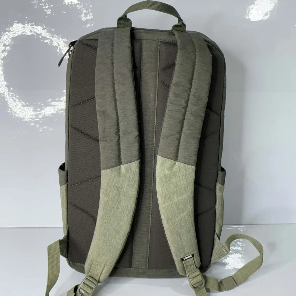 Thule Lithos 20L Backpack Forest Night Lichen Laptop Bag 3203825 Green Padded